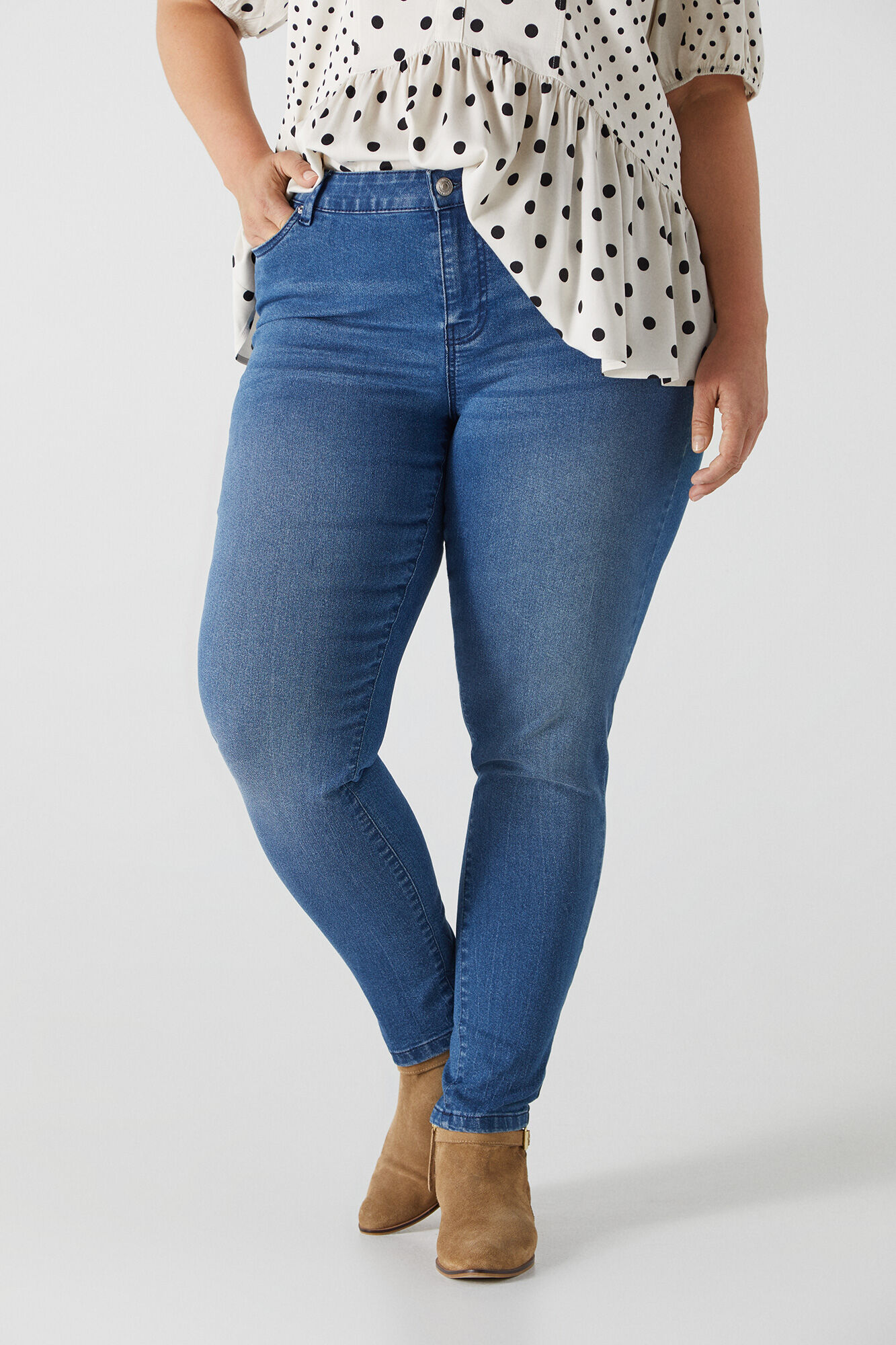 Calça Jegging Curve - Azul
