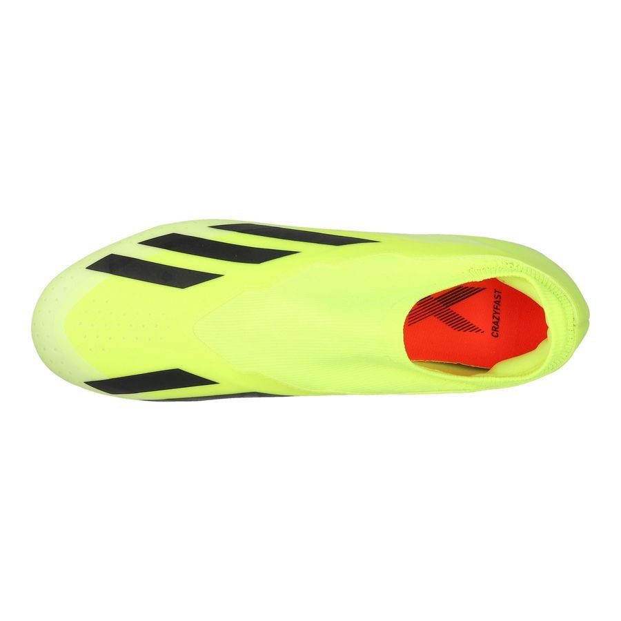 adidas X Crazyfast League Laceless FG Solar Energy - Jaune/Noir/Blanc