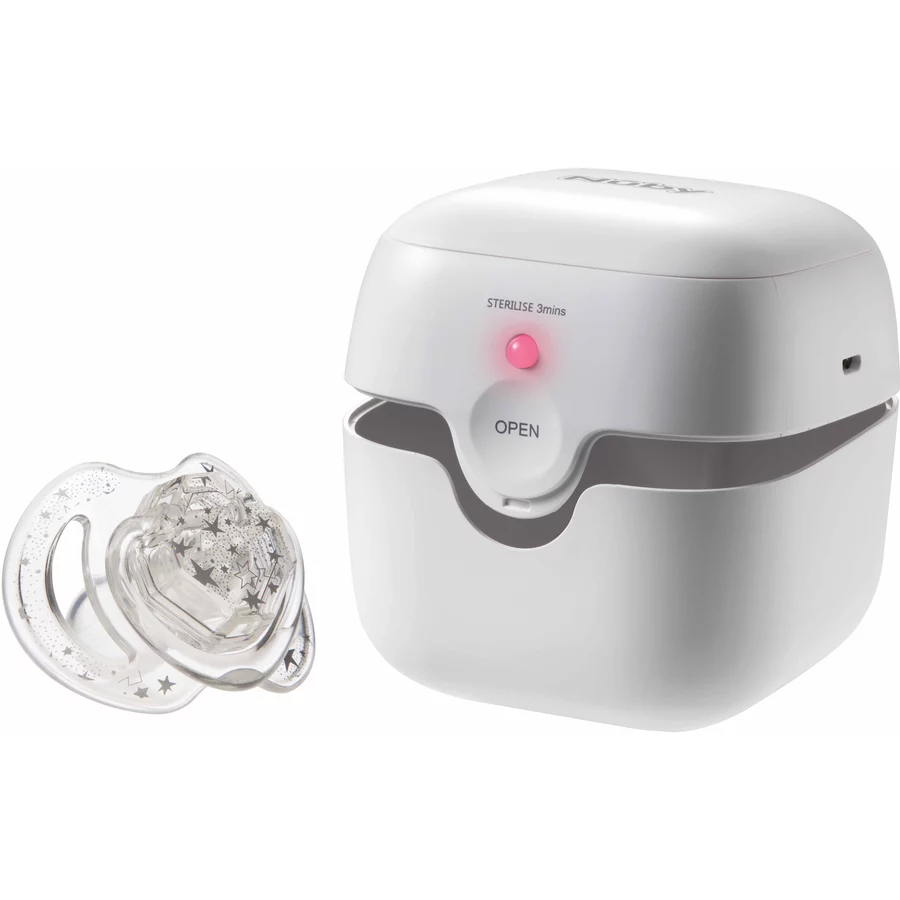 Nûby UV Sterilisator für Beruhigungssauger inkl. 1x Schnuller 0-6 Monate
