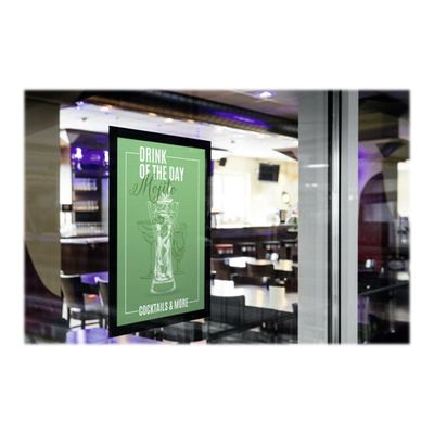 Durable Duraframe Poster Sun - Cadre d'affichage vitrostatique - A4 - noir