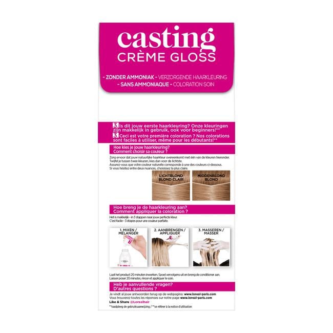 L’Oréal Paris Casting Crème Gloss 810 Parelmoer Blond