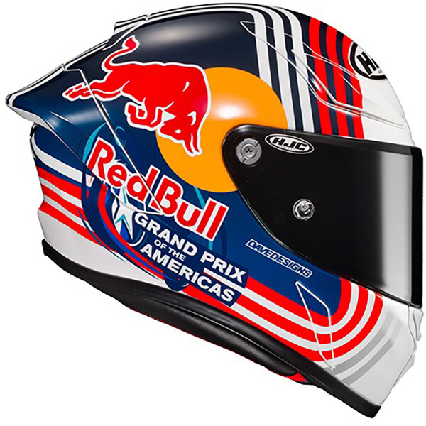 HJC - Casque RPHA 1 Red Bull Austin GP MC21 / Navy / Rouge / Blanc / Orange