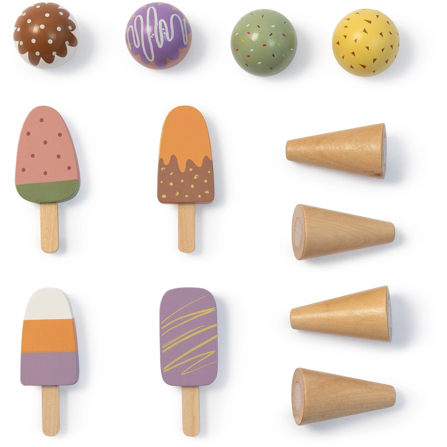 MUSTERKIND® Eisdiele Cocos, weißmehrfarbig