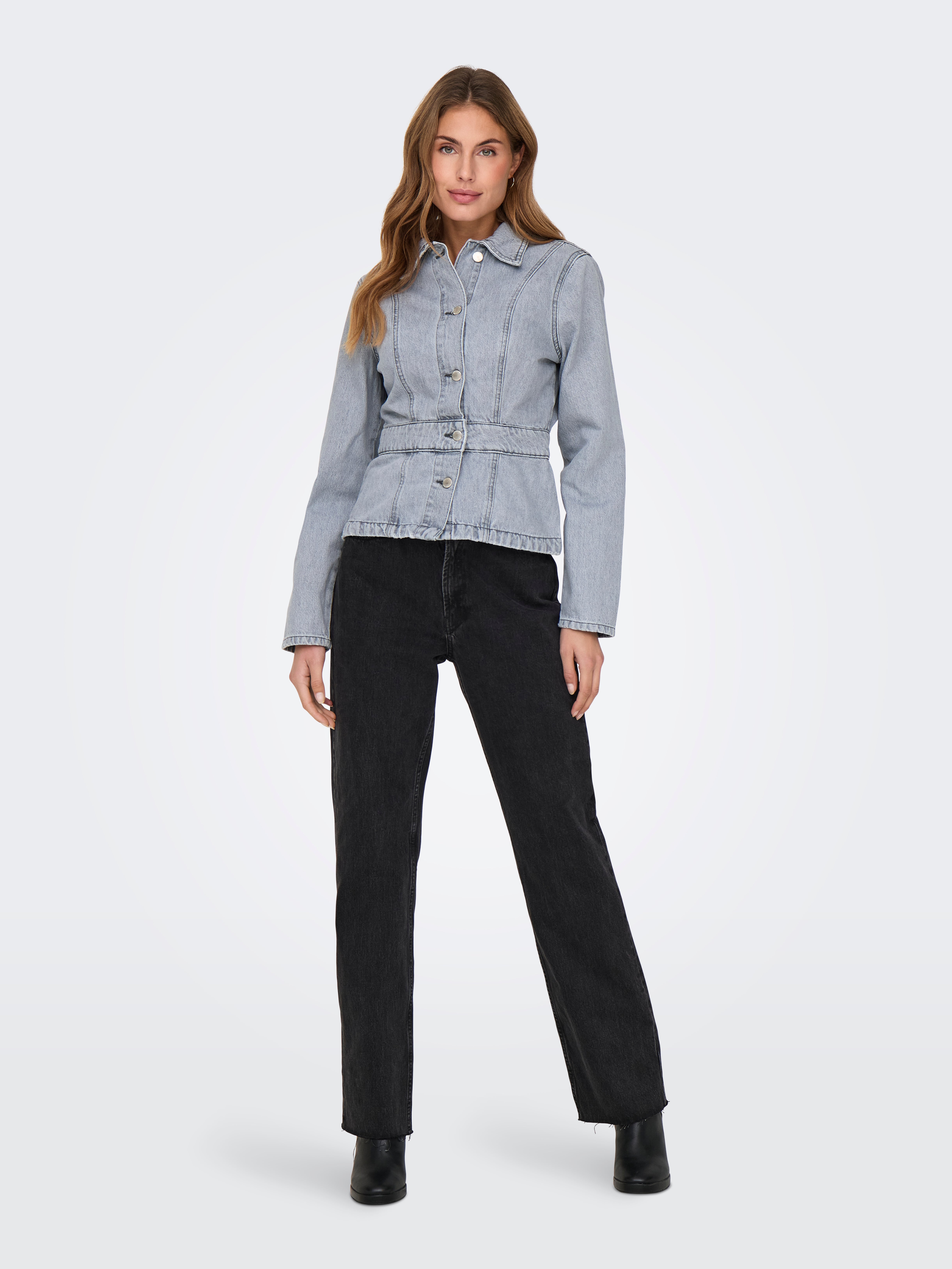 ONLDANA Jeansjacke Light Grey Denim