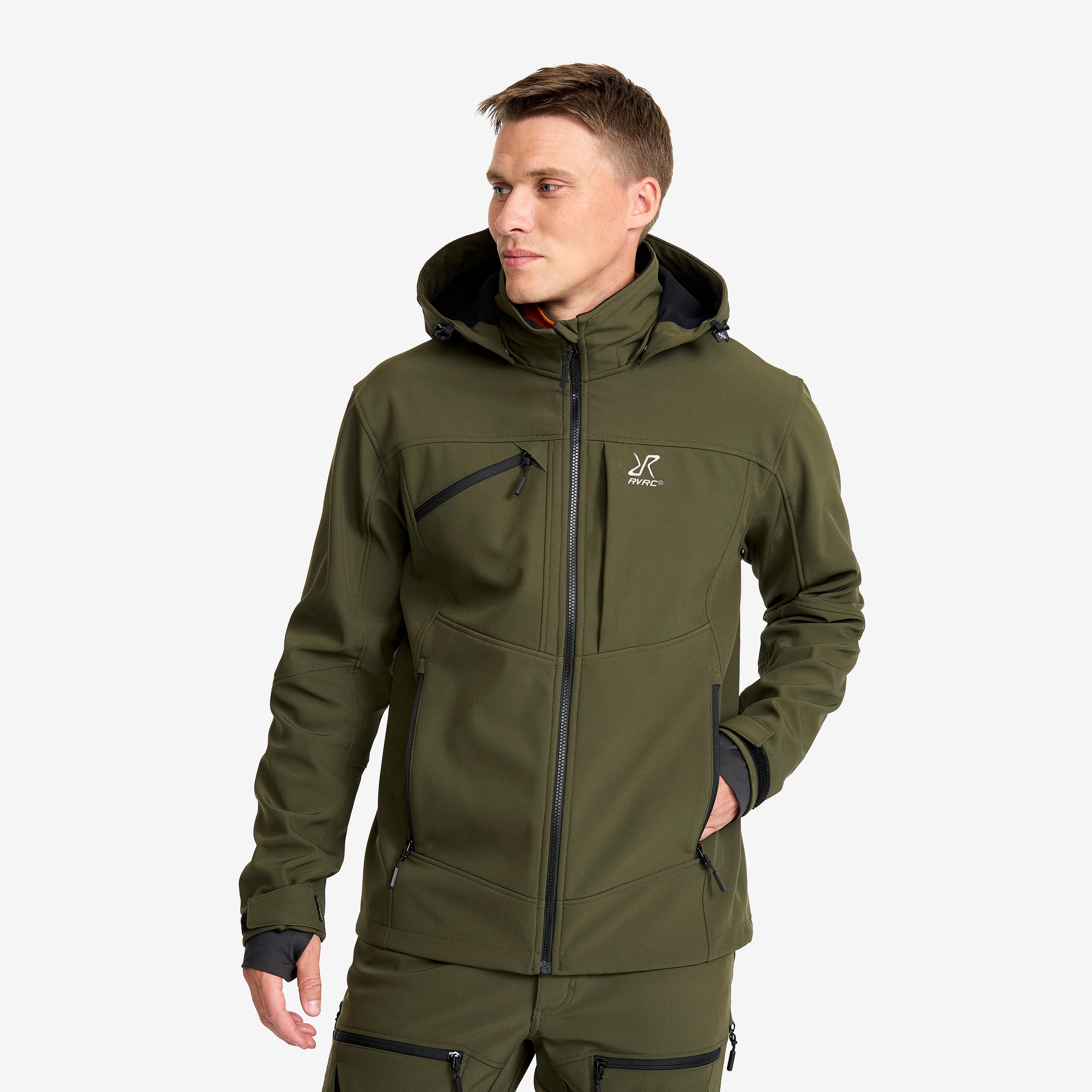 Hiball Softshell Jacket Herre Forest Night