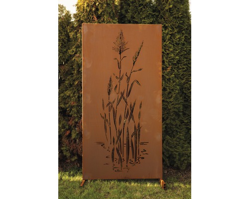 Privacyscherm China 95 x 185 cm, roest