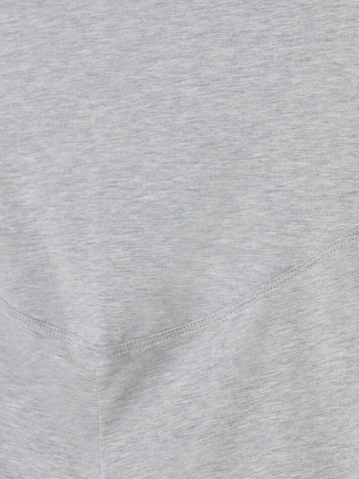Calça legging de ciclismo para gestantes - Cinza Médio