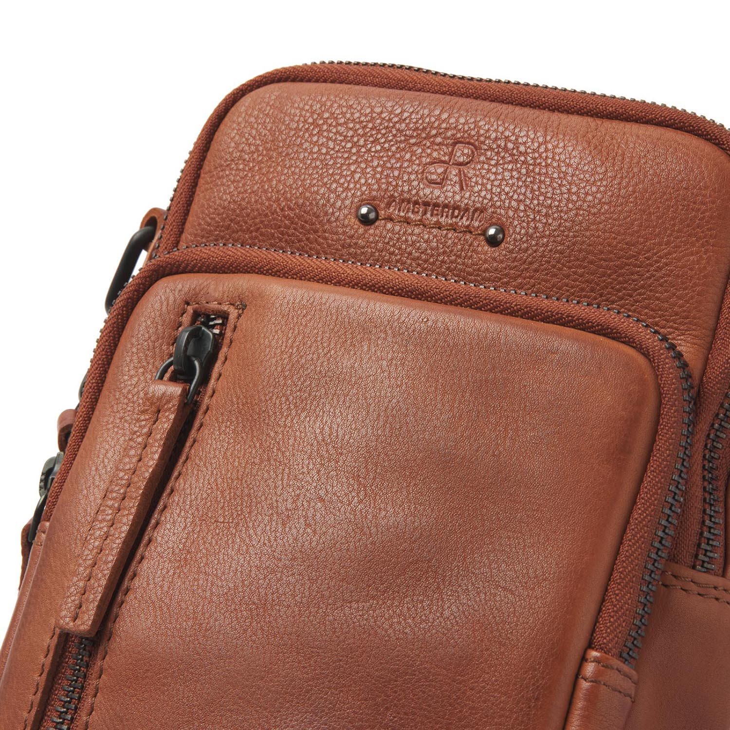 dR Amsterdam Tampa Schoudertas VII camel