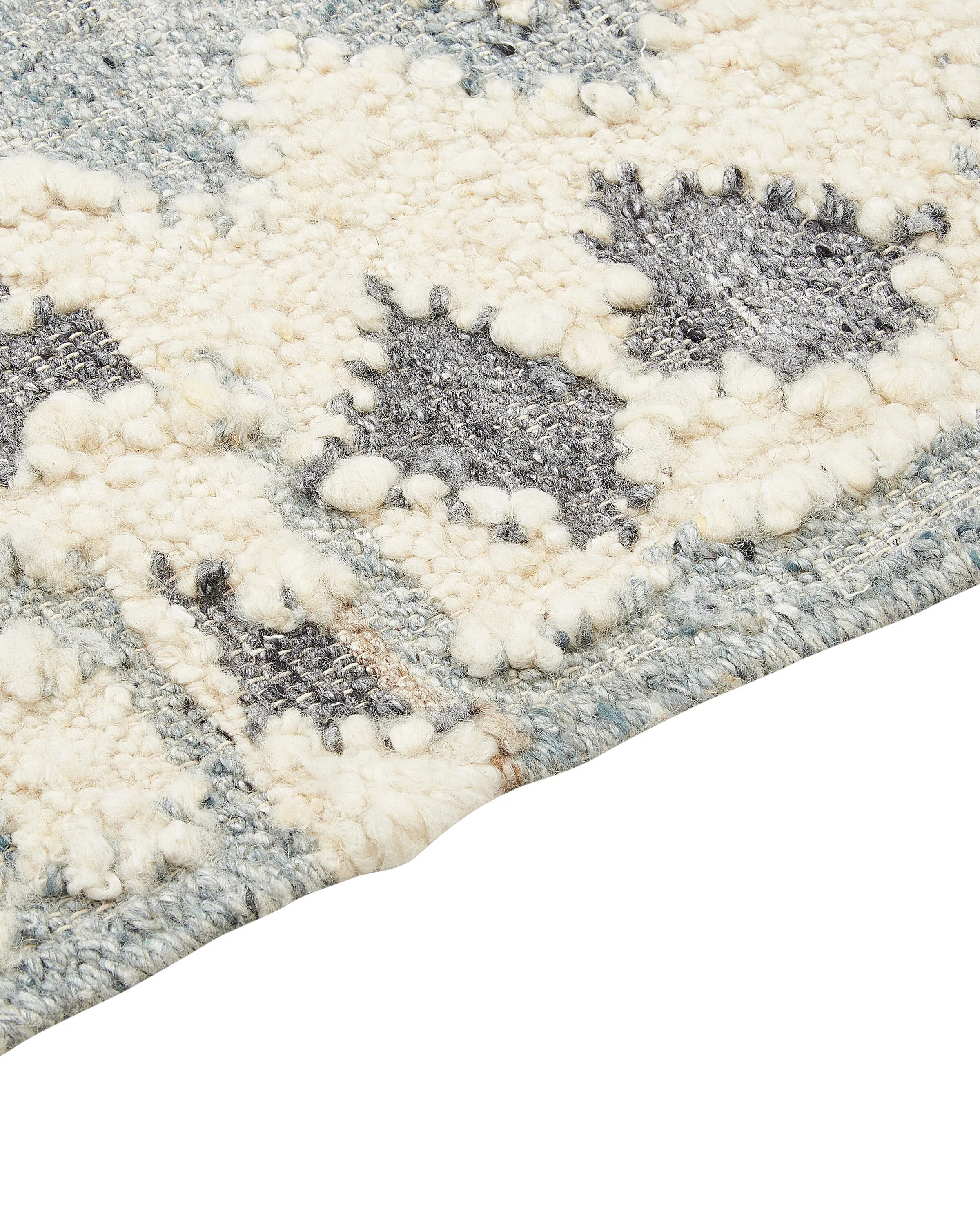 Vloerkleed MRGAVET Beige 200 x 300 cm Wol Kelim