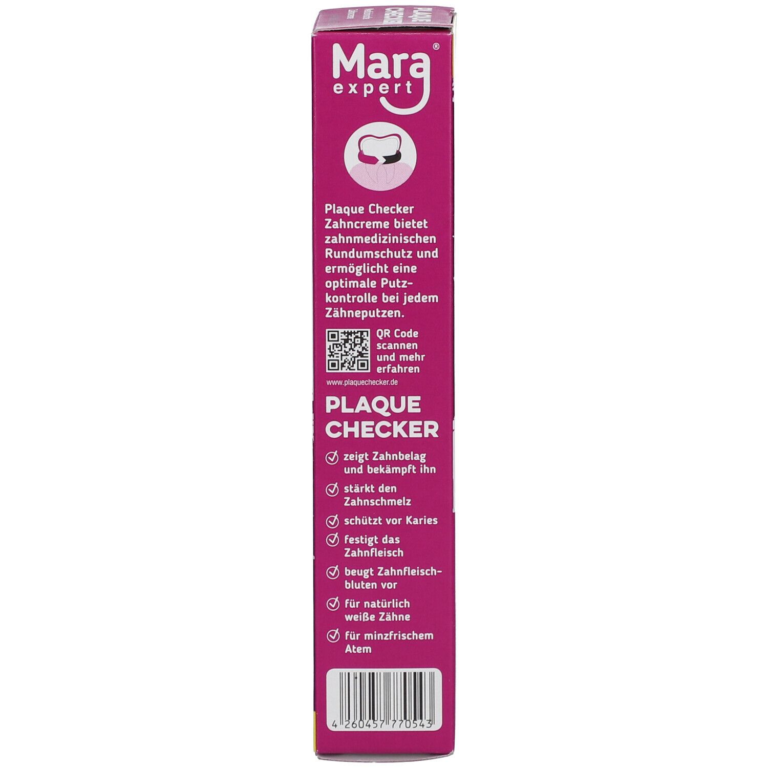 Mara® expert Plaque Checker Medizinische Zahncreme
