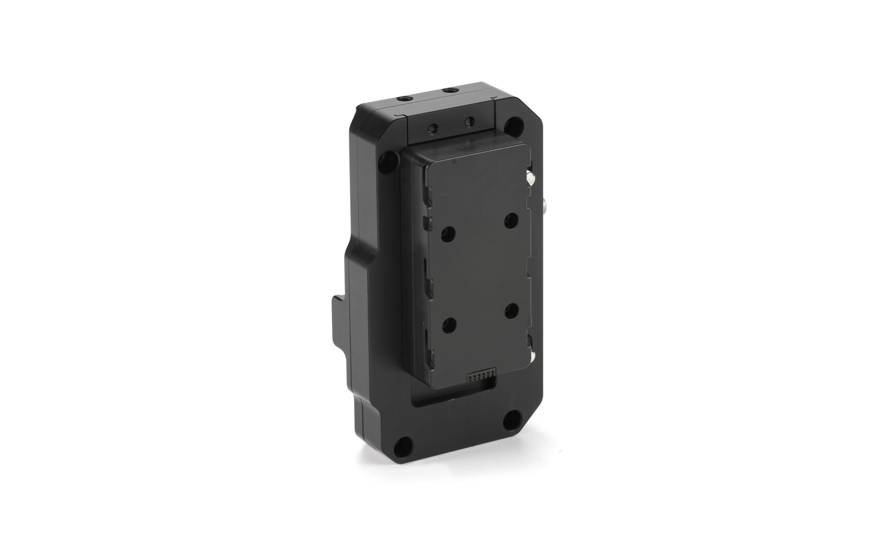 Akkuplatte für DJI High-Bright Remote Monitor - V MountErmöglicht die Stromversorgung des High Bright Remote Monitors über V-Mount-Batterien mit höherer Kapazität
