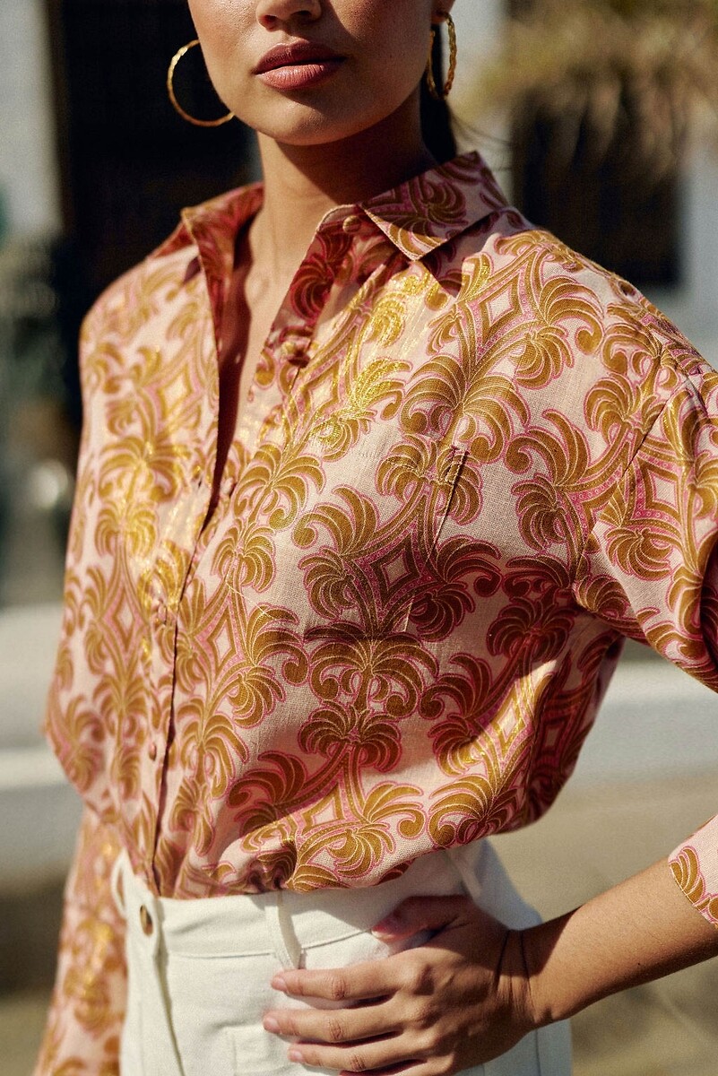 LA PETITE ETOILE<br>Blusa de manga comprida estampada CHANTI