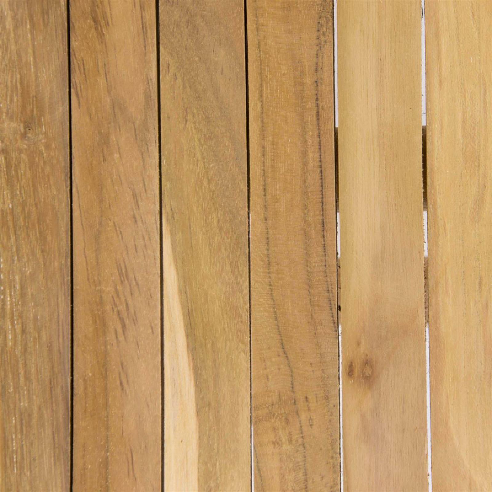 VCM Balkontisch Gartentisch Teakholz Beistelltisch klappbar natur50 x 50 cm