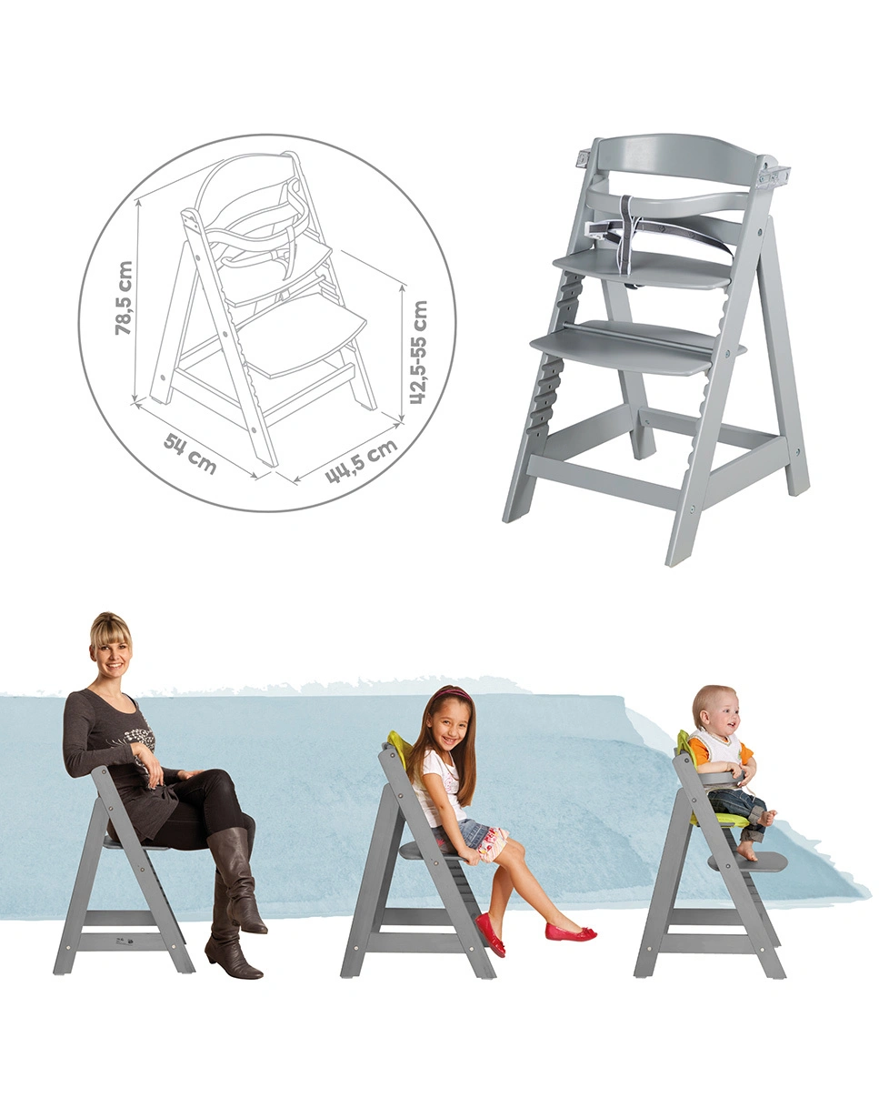 Treppenhochstuhl SIT UP CLICK & FUN (Farbe: taupe)