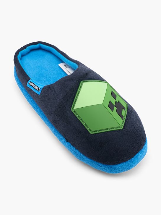 Minecraft Plüsch-Hausschuh Blau