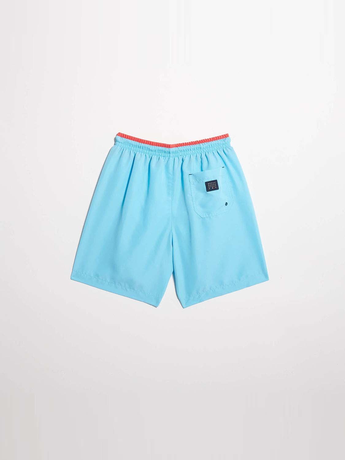 Short de bain Recyclé Bleu