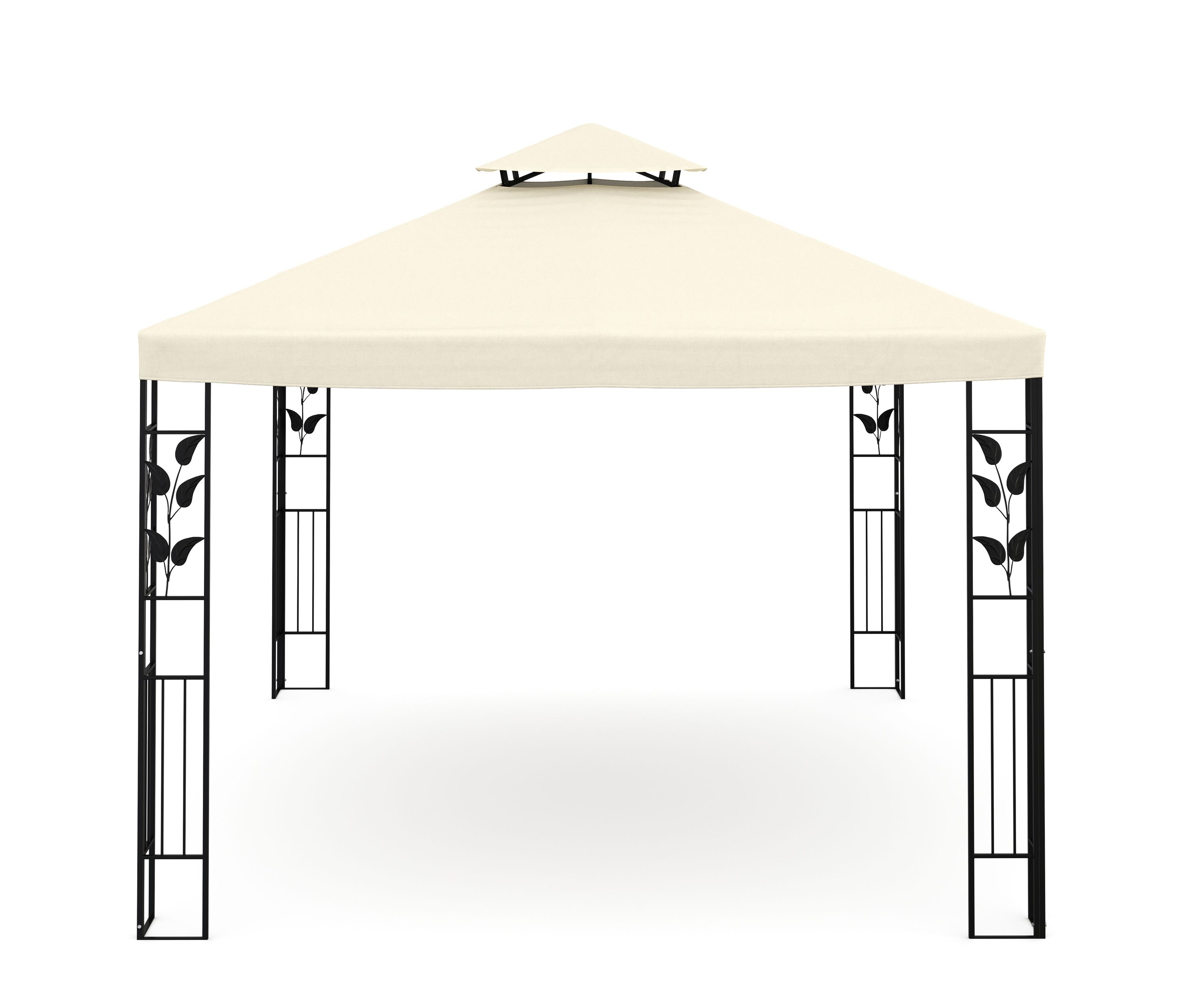 Gartenpavillon ZEN 4 x 3 m beige