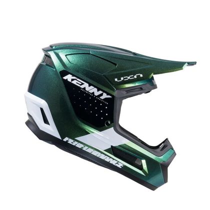 Casque cross Kenny PERFORMANCE 2025 - Vert / Marron