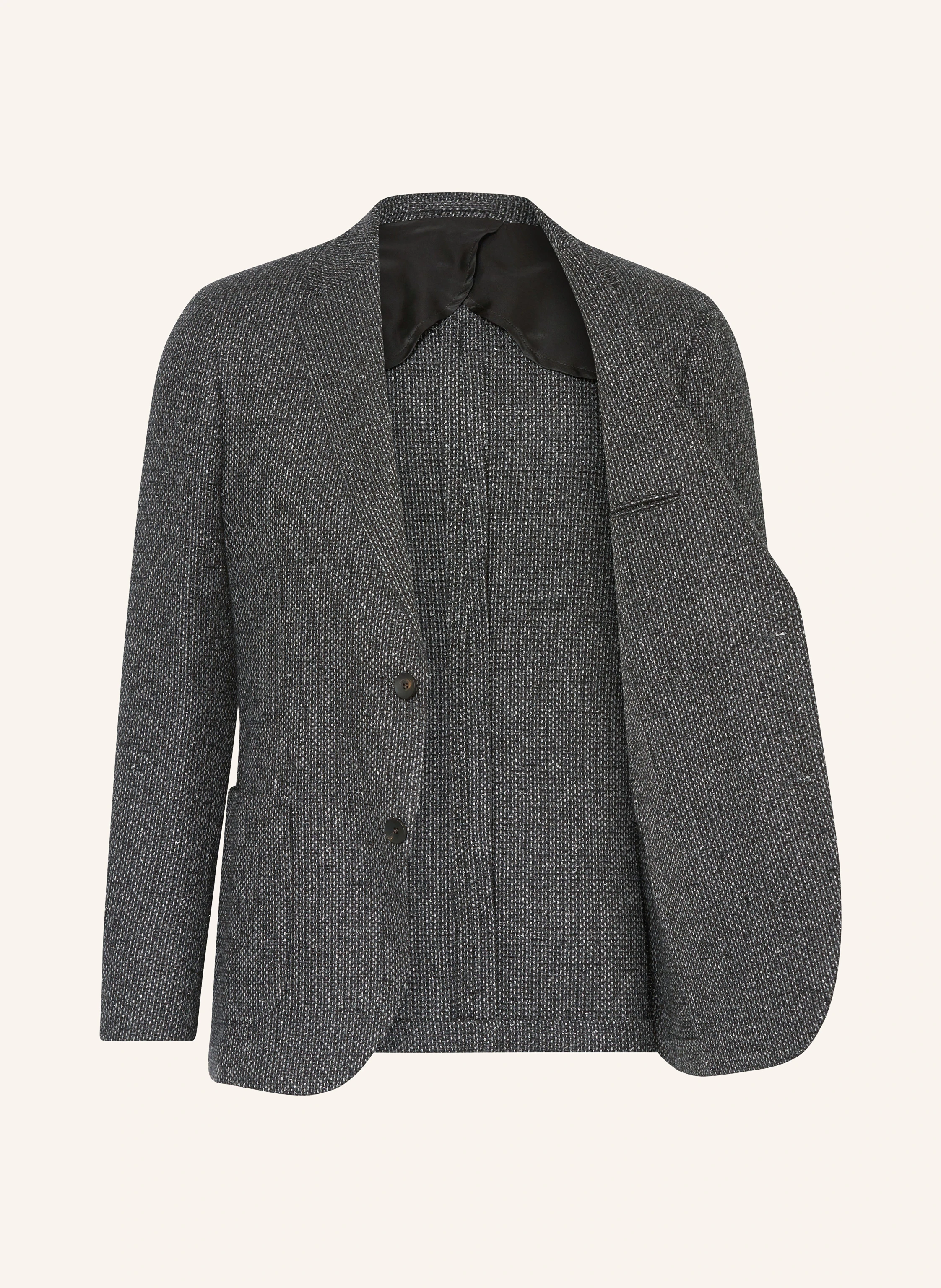 LARDINI Tweed-Sakko Extra Slim Fit mit Seide