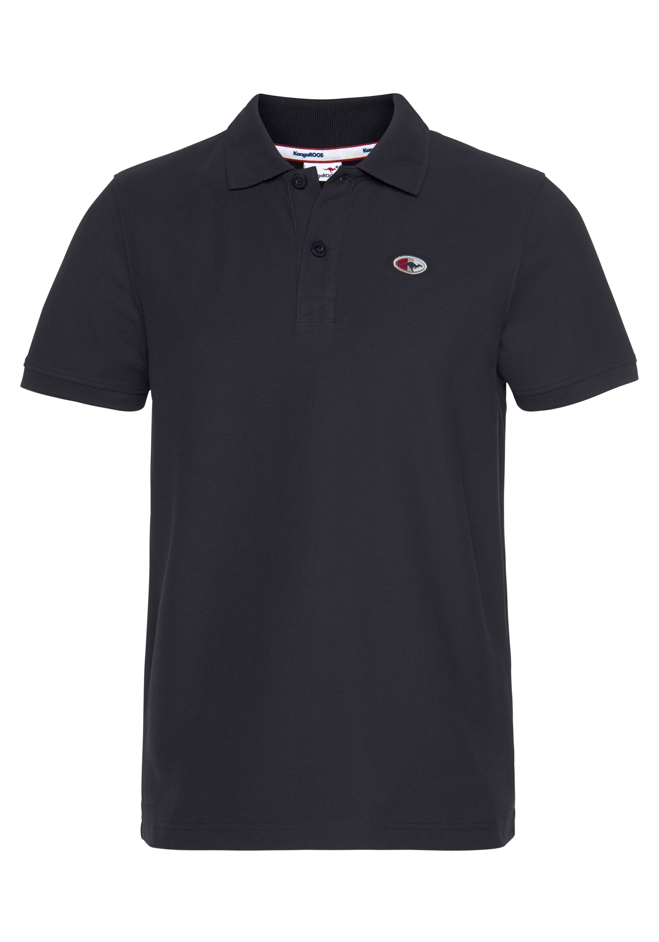 KangaROOS Poloshirt , Kurzarm,  mit Polokragen,  aus Piqué-Stoff,  aus 100% Baumwolle