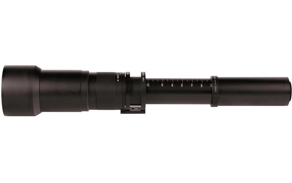 Zoomobjektiv 650-1300mm Dörr T2 - Schwarz<br>Teleobjektiv, das sich für Aufnahmen von Tieren, Natur und Details aus grosser Entfernung eignet