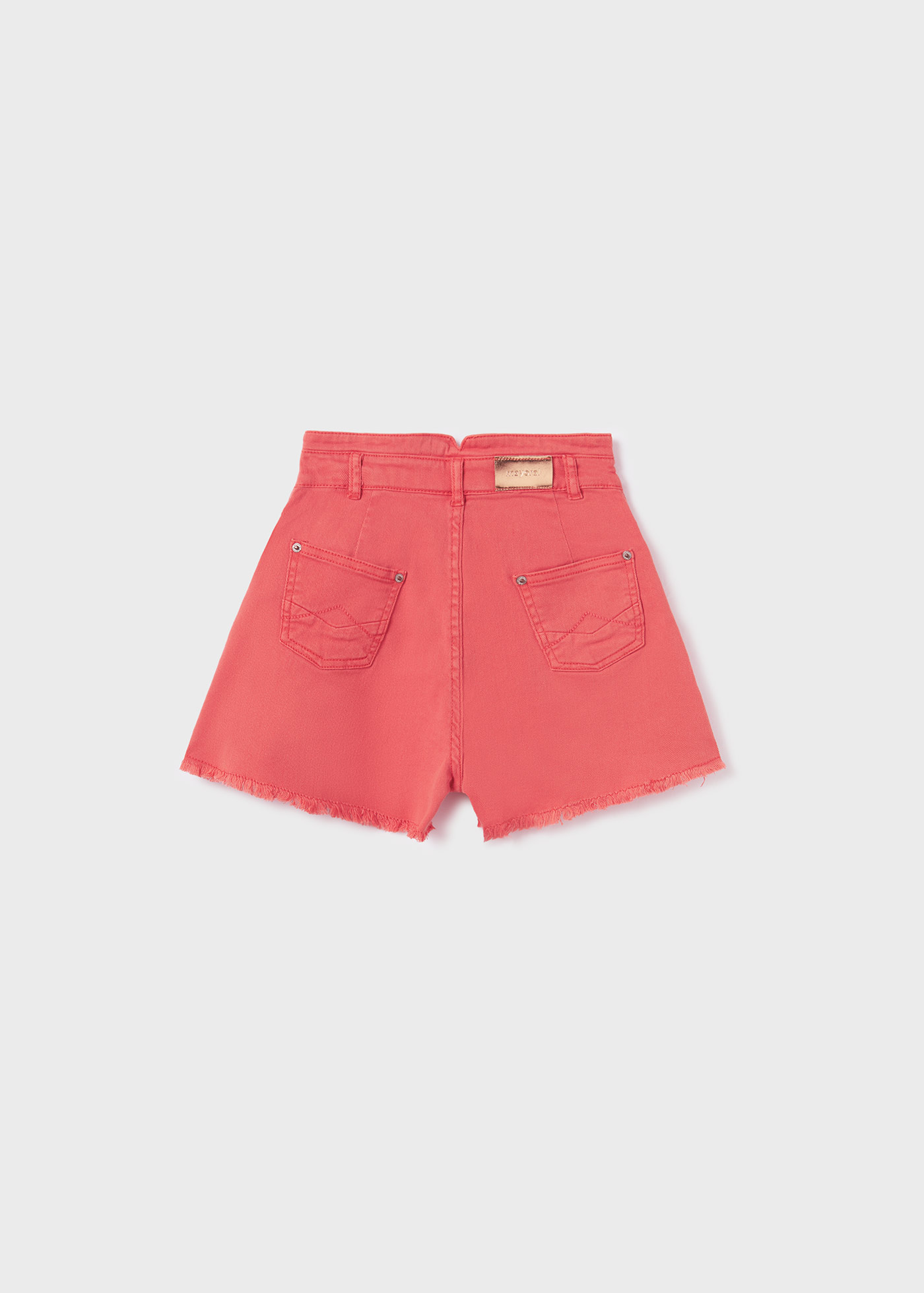 Calções de algodão de cintura alta para meninas