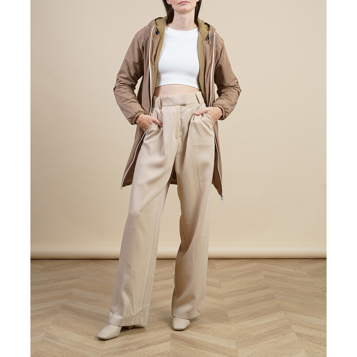 FLOTTE<br>Parka de comprimento médio, forrada com lã, unissex POMPIDOU