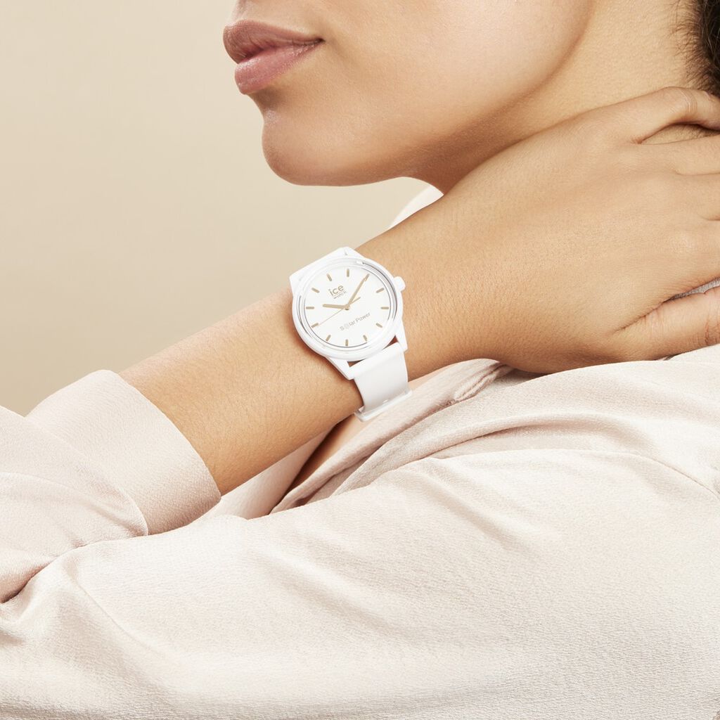 Montre Ice Watch Solar Power Blanc
