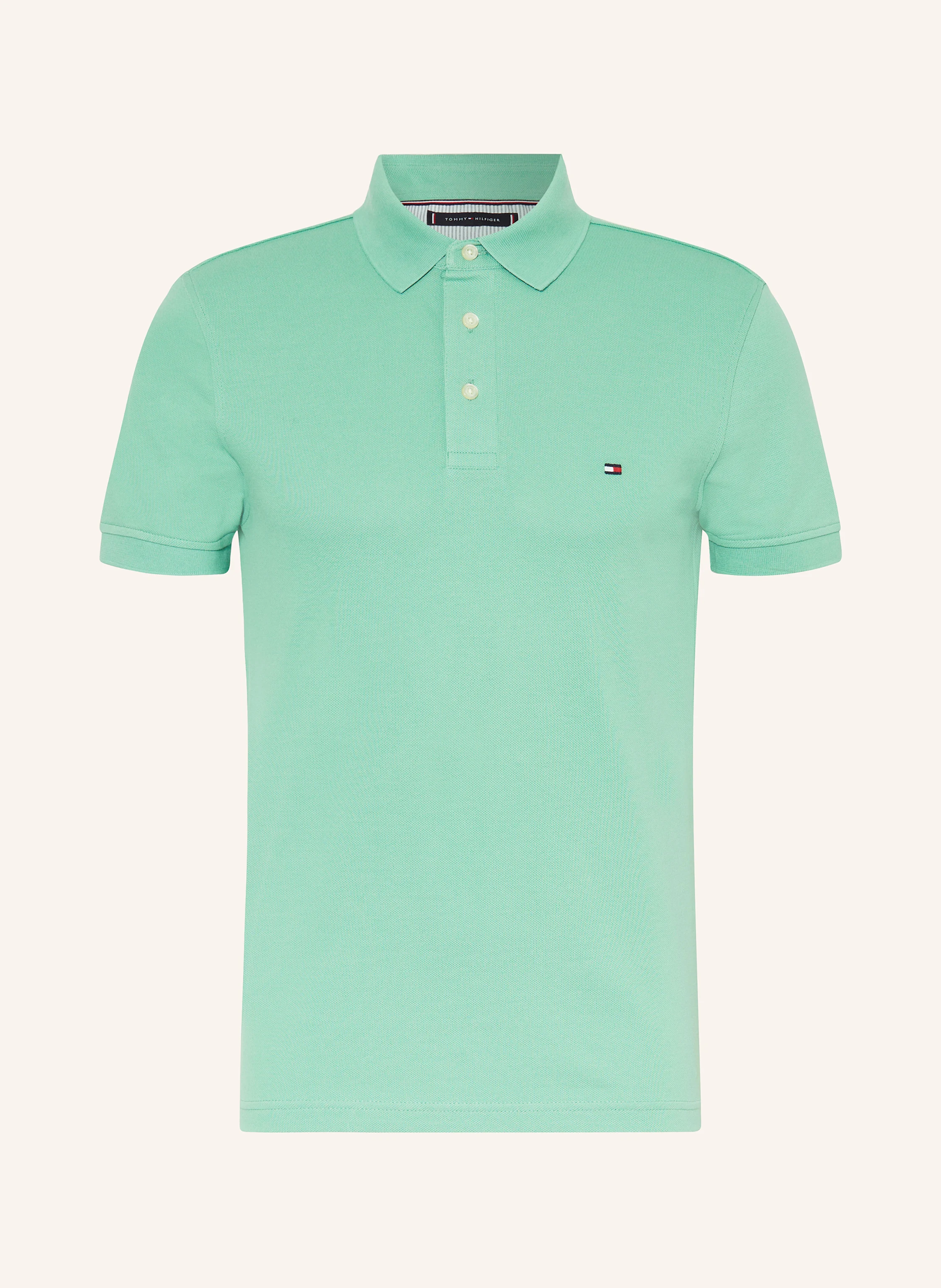 TOMMY HILFIGER Piqué-Poloshirt Slim Fit