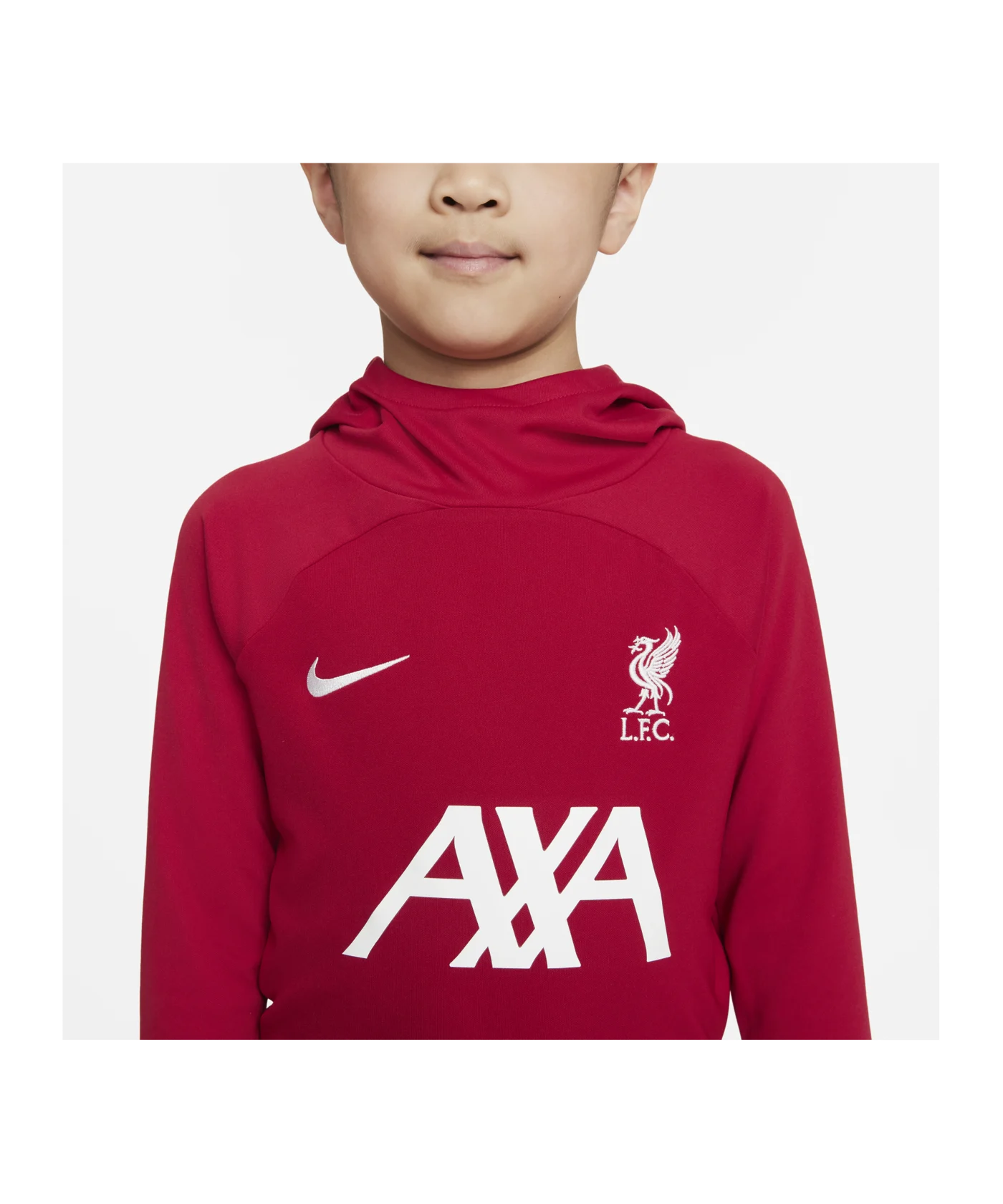 Nike FC Liverpool Academy Hoody Kids Rot F688