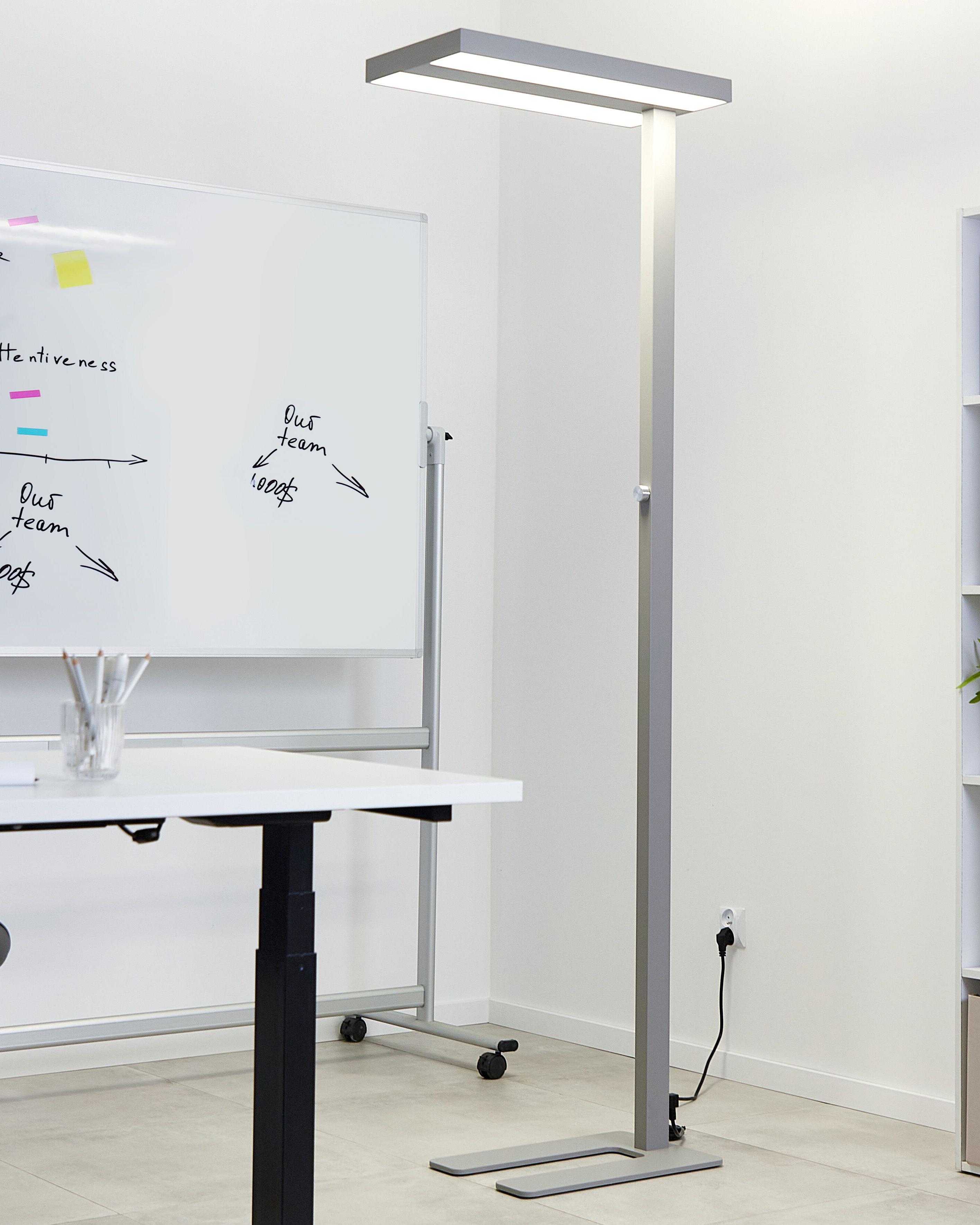 LED staande lamp TAURUS met dimmer Metaal Zilver