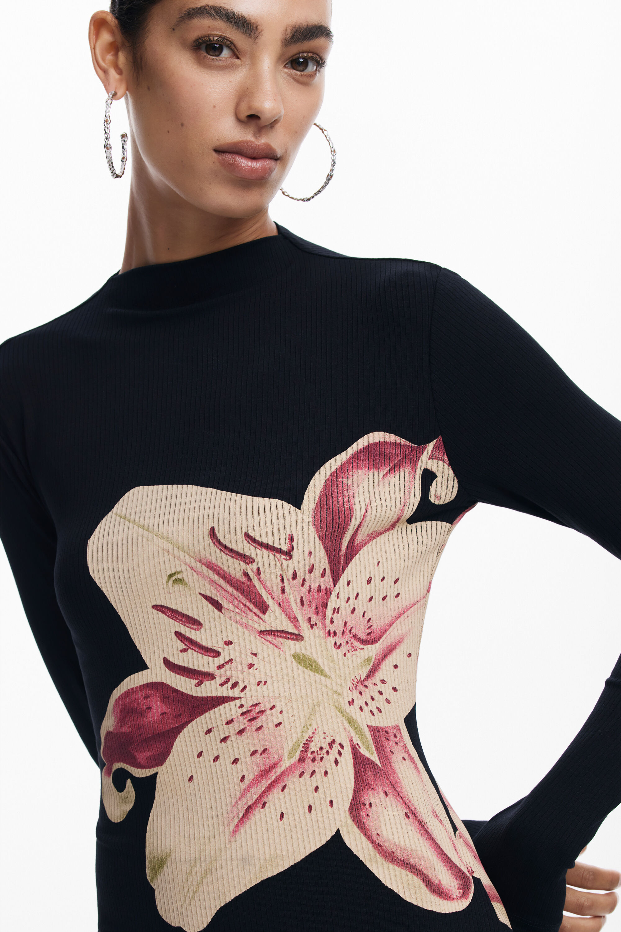 vestido longo orquídea