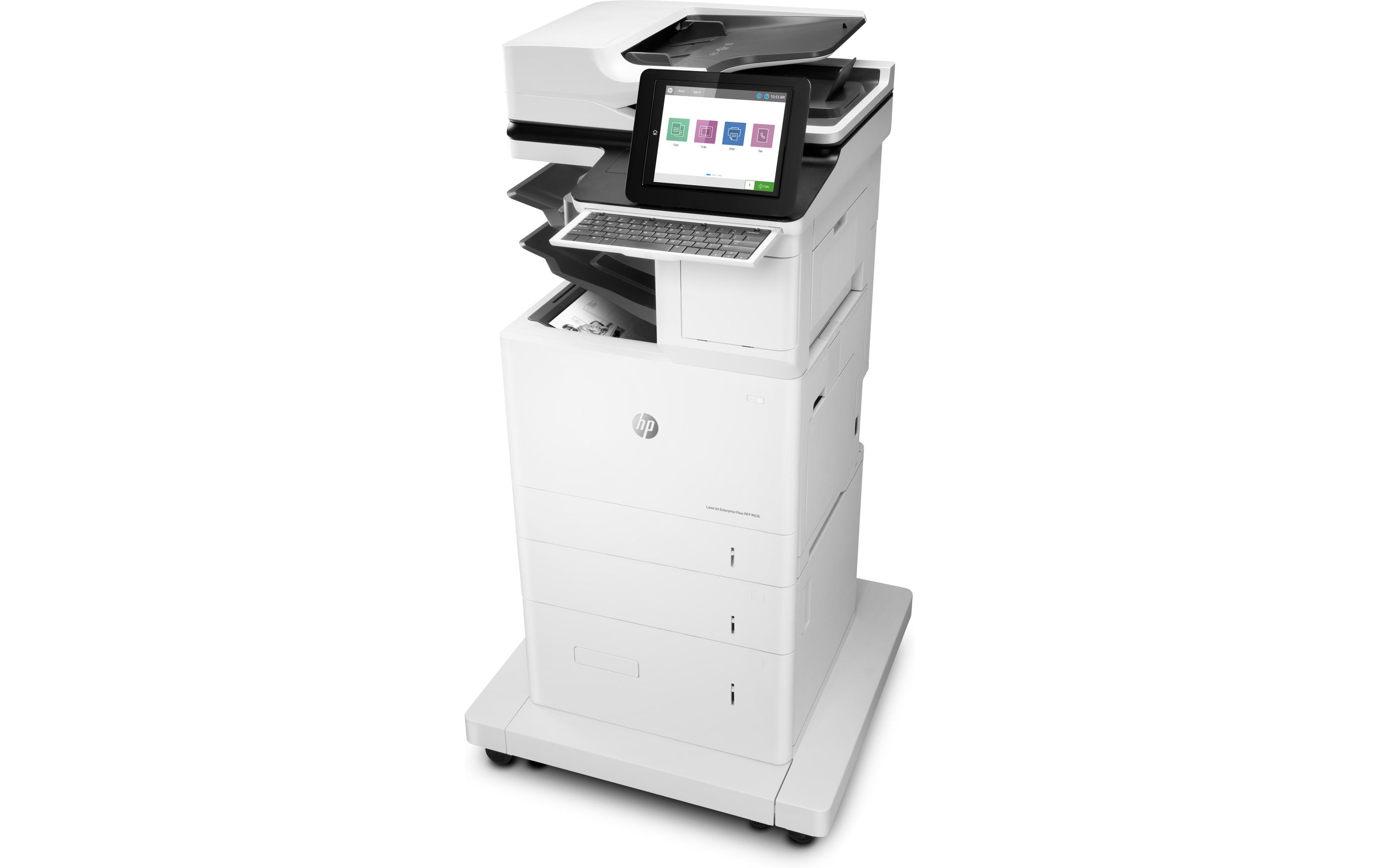 Multifunktionsdrucker LaserJet Enterprise Flow MFP M636z<br>4-in-1-Monolaser-Multifunktionsdrucker für grosse Arbeitsgruppen