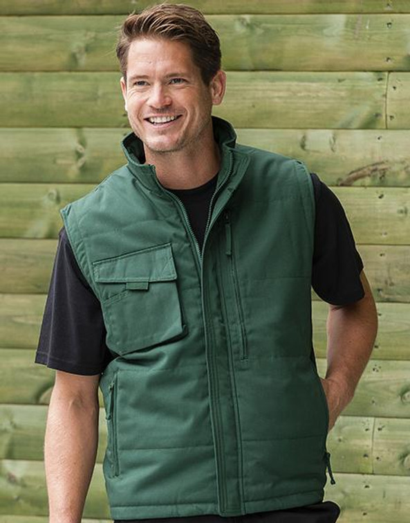 Russell Europe R-014M-0 - Gilet de Travail Résistant et Fonctionnel