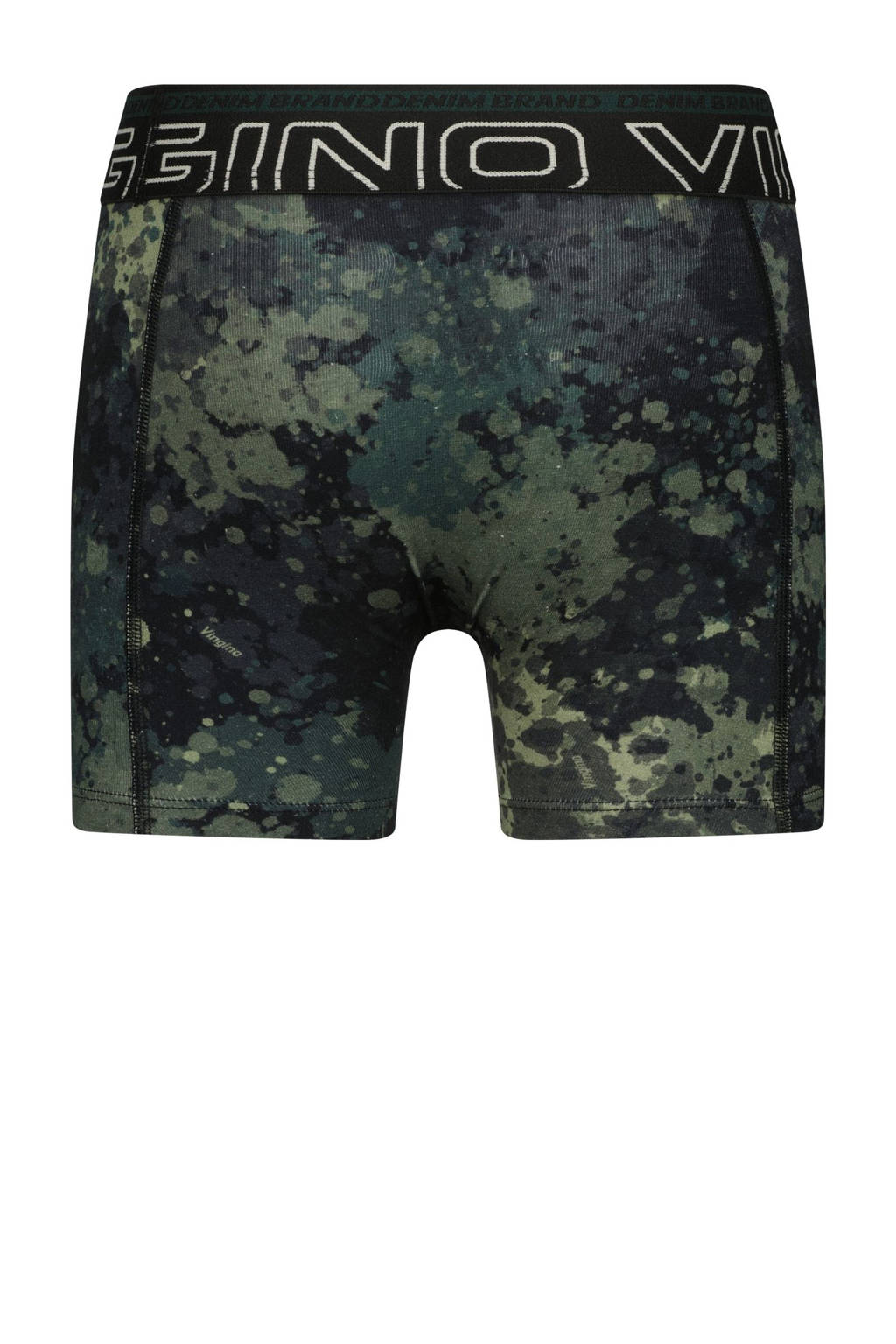 boxershort Woods - set van 3 donkergroen/blauw