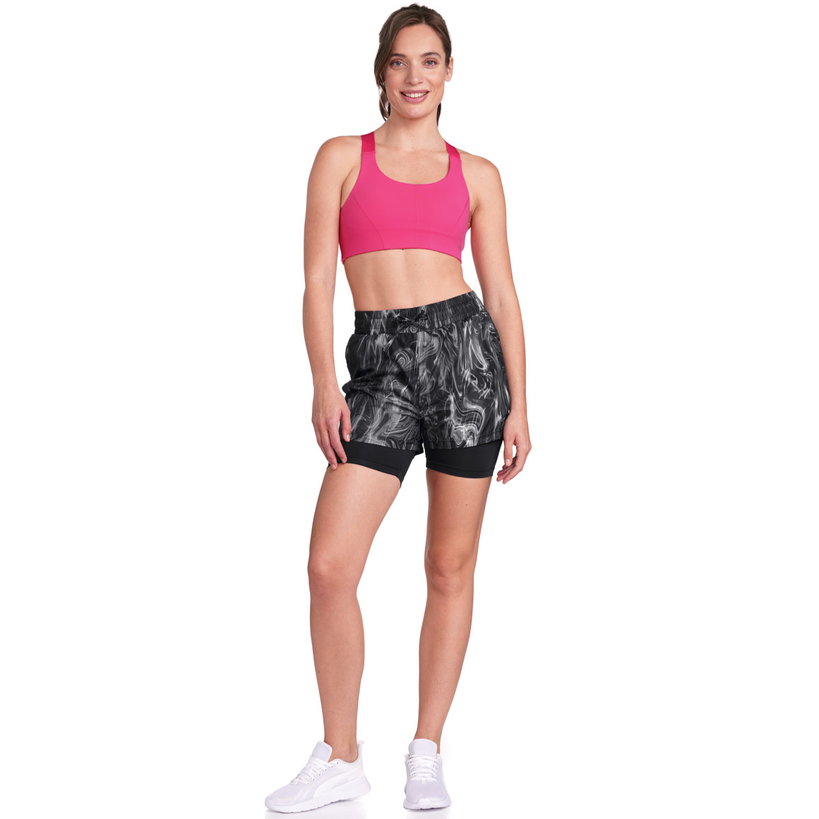 Gina Sports Damen Sport-Bustier unifarben pink