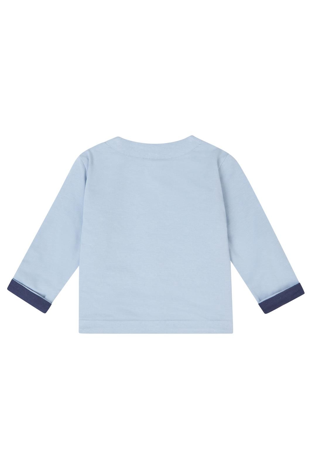 Noppies Newborn Vest Nowra - Reversible - Blue Fog