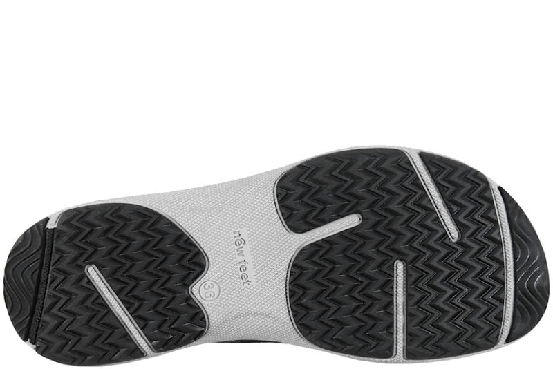 NEW FEET SANDAL I MØRKEBLÅ OLIERET SKIND