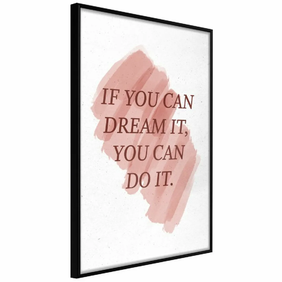 Paris Prix Affiche Dreams Lead to Success - 20 x 30 cm - Noir