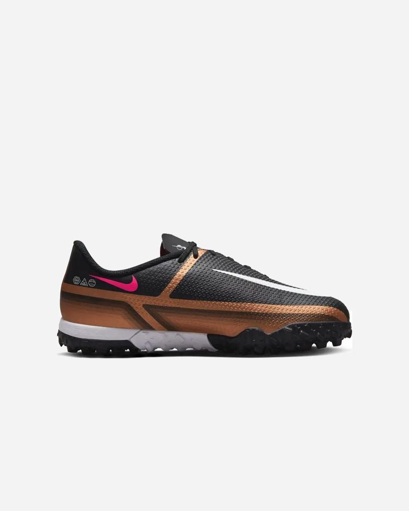 Chaussures de football Nike Phantom GT2 Academy TF Marron pour enfant