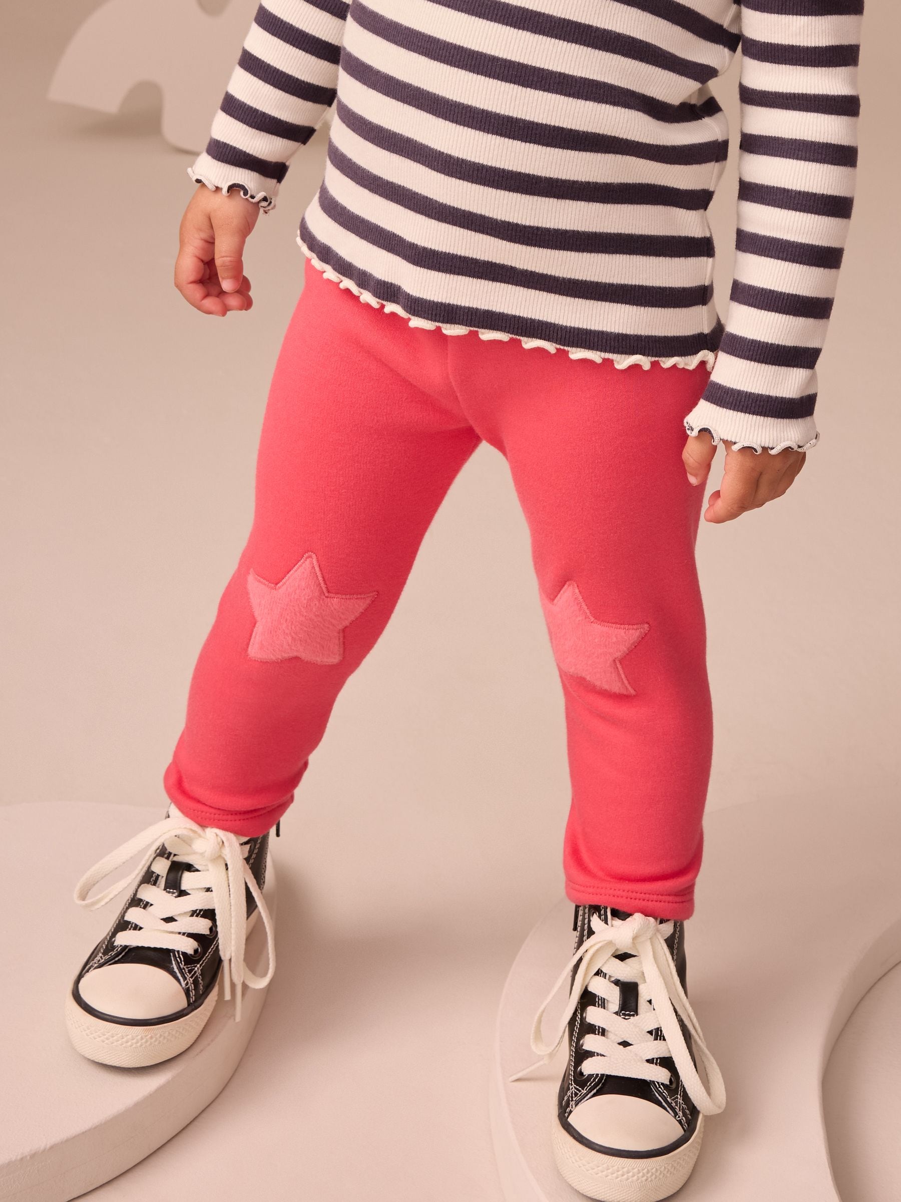 Rood - Behaaglijke legging (3mnd-7jr)