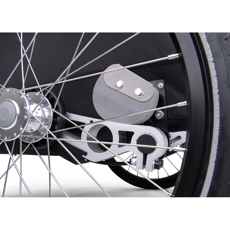 CROOZER Kinderfahrradanhänger Kid Keeke 1 Mountain grey