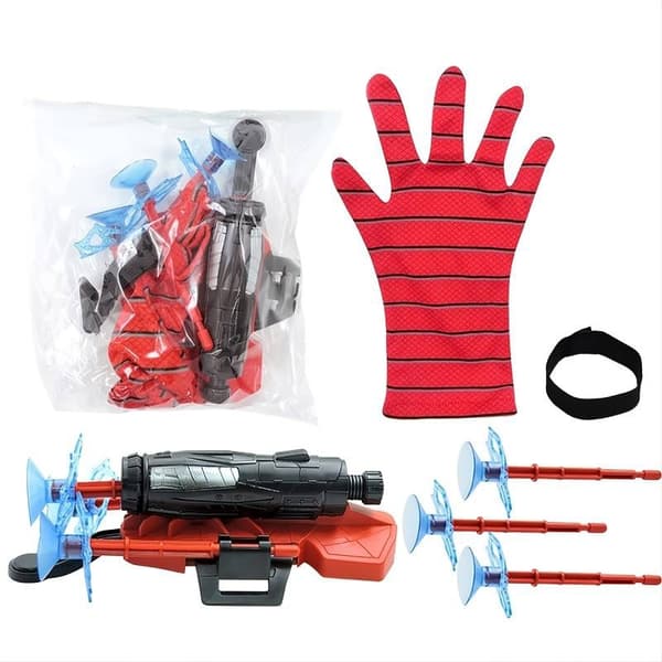Spiderman Web Shooter for Barn - Skyter ut sugekopper