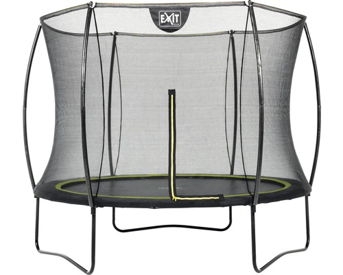 EXIT Silhouette trampoline met veiligheidsnet Ø 244 cm zwart