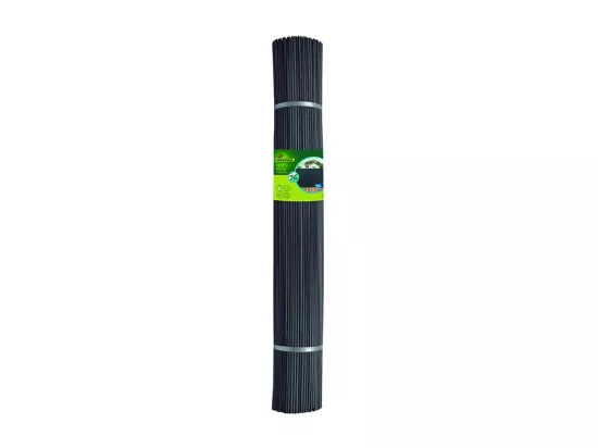 Canisse synthétique, imitation osier naturel FENCY WICK - Anthracite - 1,5 x 3 m