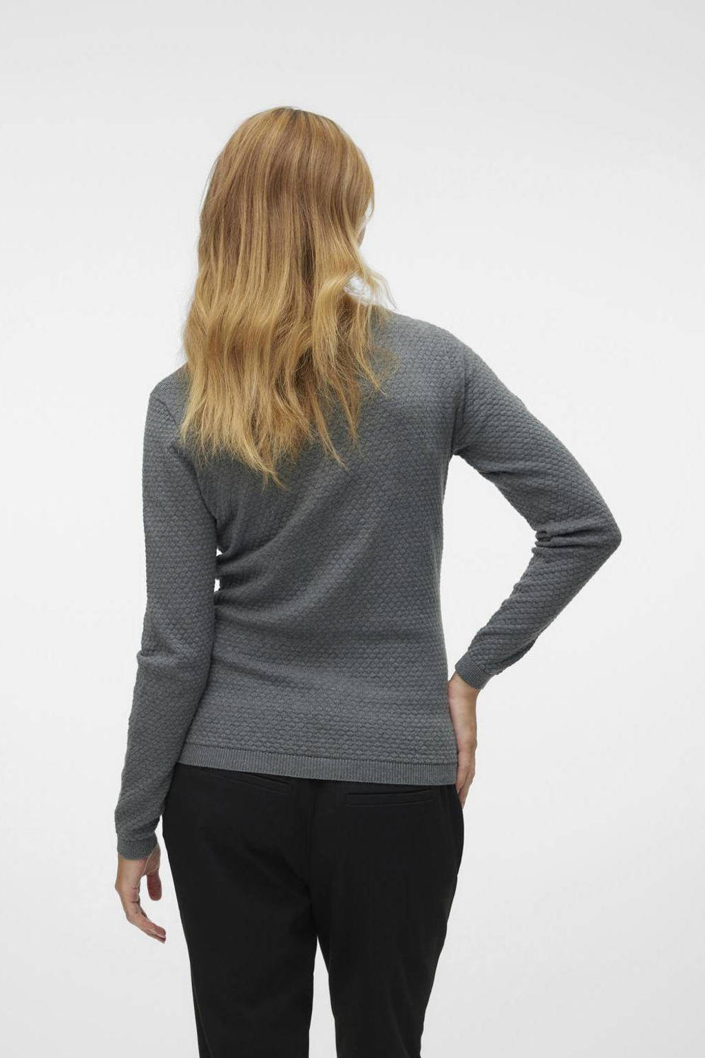 VERO MODA MATERNITY gebreide zwangerschapstrui grijs