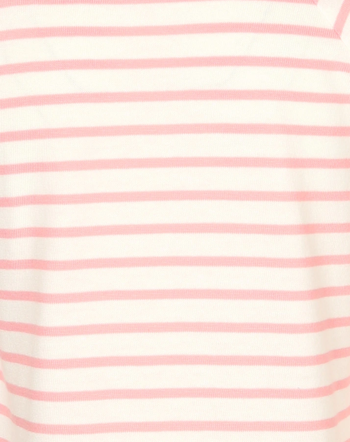 Langarmshirt ELEFANT gestreift in rosa/weiß