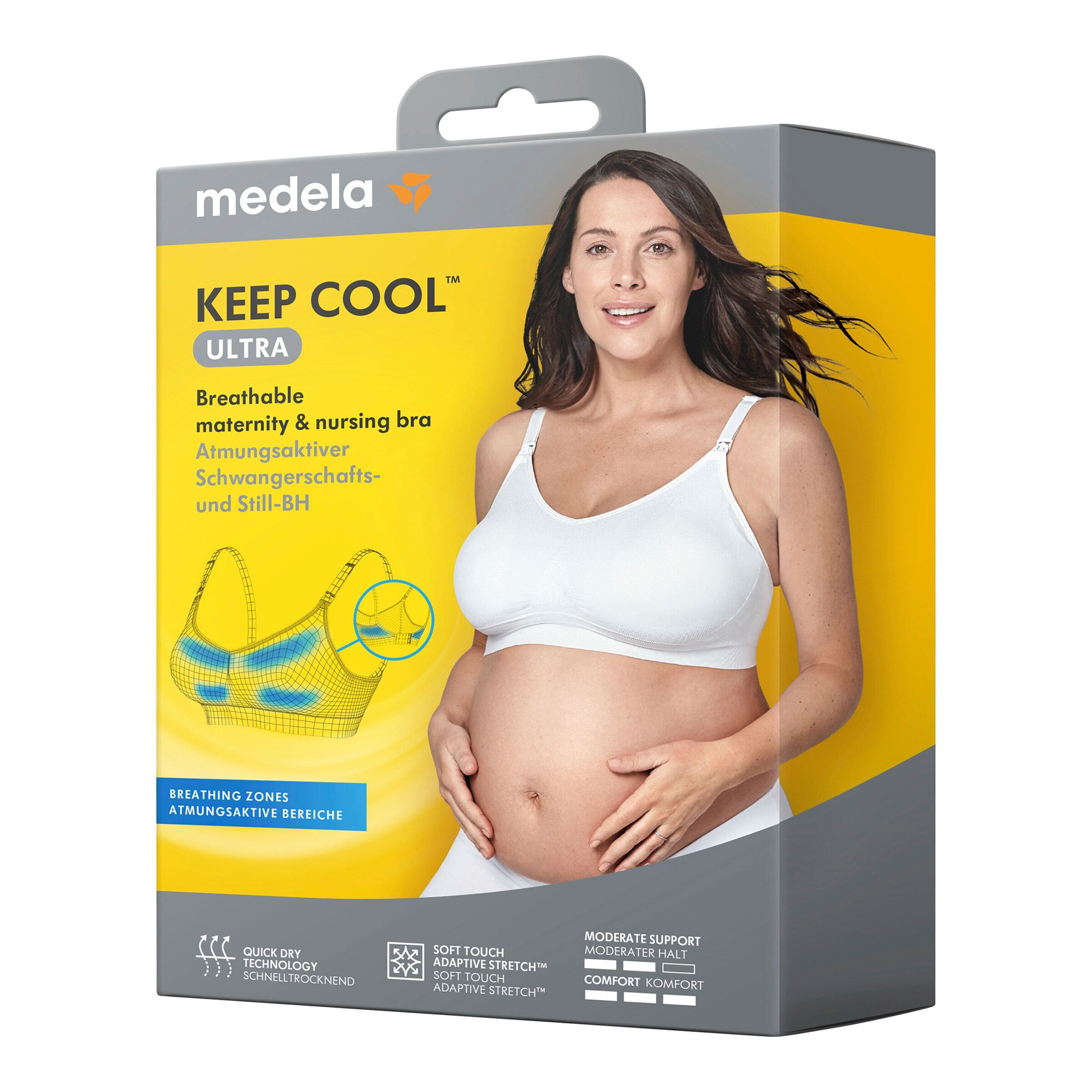 Medela Umstands- und Still-BH Ultra Keep Cool gefütterte Cups weiß