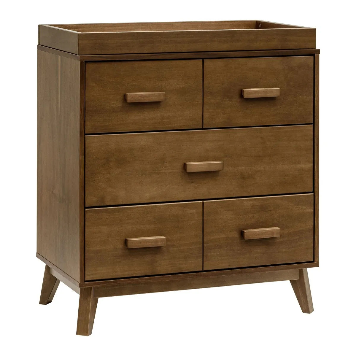 Babyletto Meuble à Langer 3 Tiroirs Scoot - Noyer