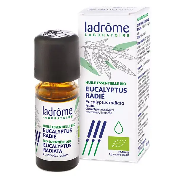 Óleo Essencial de Eucalipto Radiata Orgânico Ladrome 10ml
